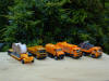 Verzameling milieuauto's...